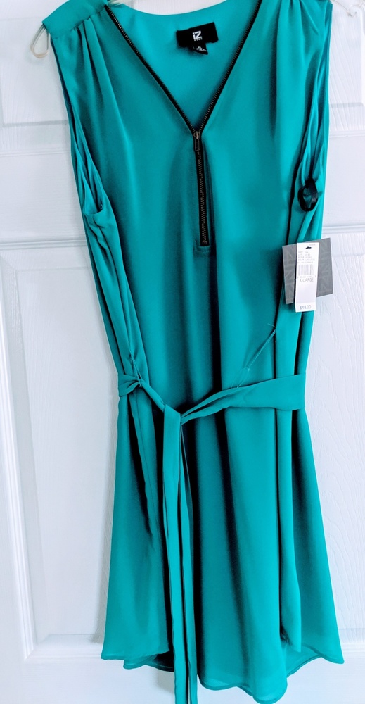 Iz Byer Turquoise Dress